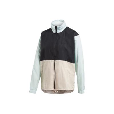 Originals Culoare Bloc Guler Înalt Mânecă Lungă Fermoar Retro Jachetă Sport Femei Jachete Negru GD2532