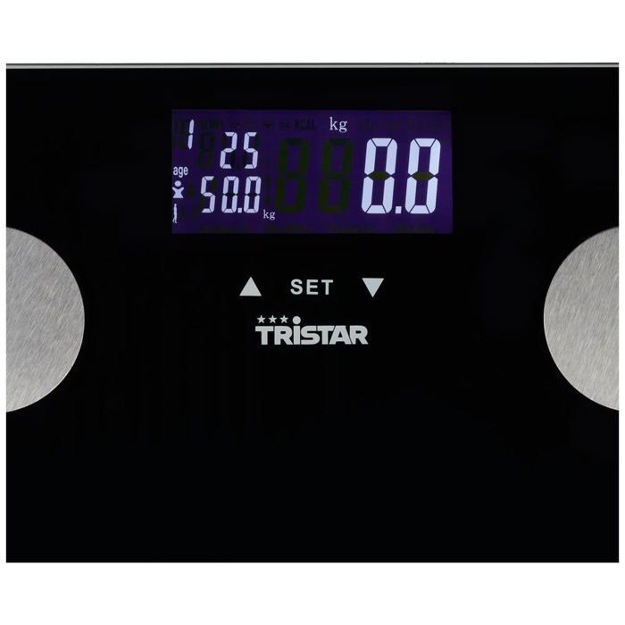 Tristar WG-2442 Balance D'analyse Corporelle Numérique Plage De Pesée (max.)=150 Kg Noir