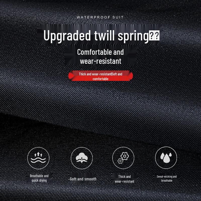 Unisex Long Raincoat Overcoat Set for Hiking & Travel