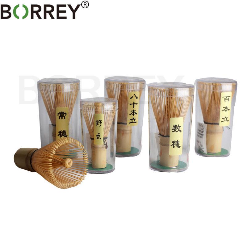 

BORREY Японский бамбуковый чайный сервиз Chasen Brush Matcha Практичный порошок Щетка для зеленого чая Шлифовальные щетки Чайные инструменты Инструменты для чайной церемонии