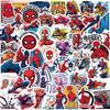 Waterproof Sticker Cute and Perfect for and More 50-Piece Spider-Man Set, Waterproof, Luggage, Guitars, Laptops, Bicycles, Helmets, (A10)