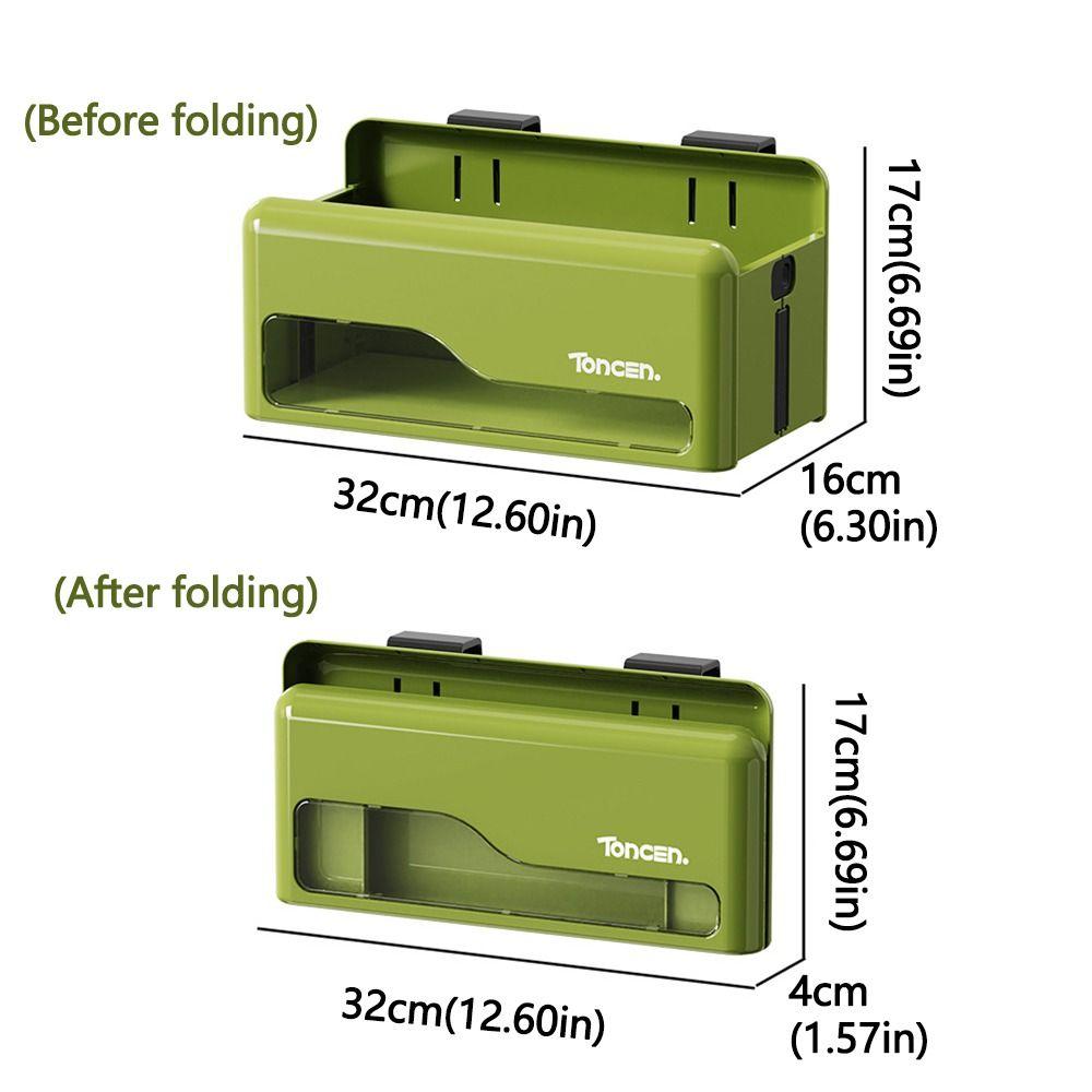 Creative Hanging Organizer Punch-free Toilet Storage Cabinet Dormitory Storage Box  Office Supplies