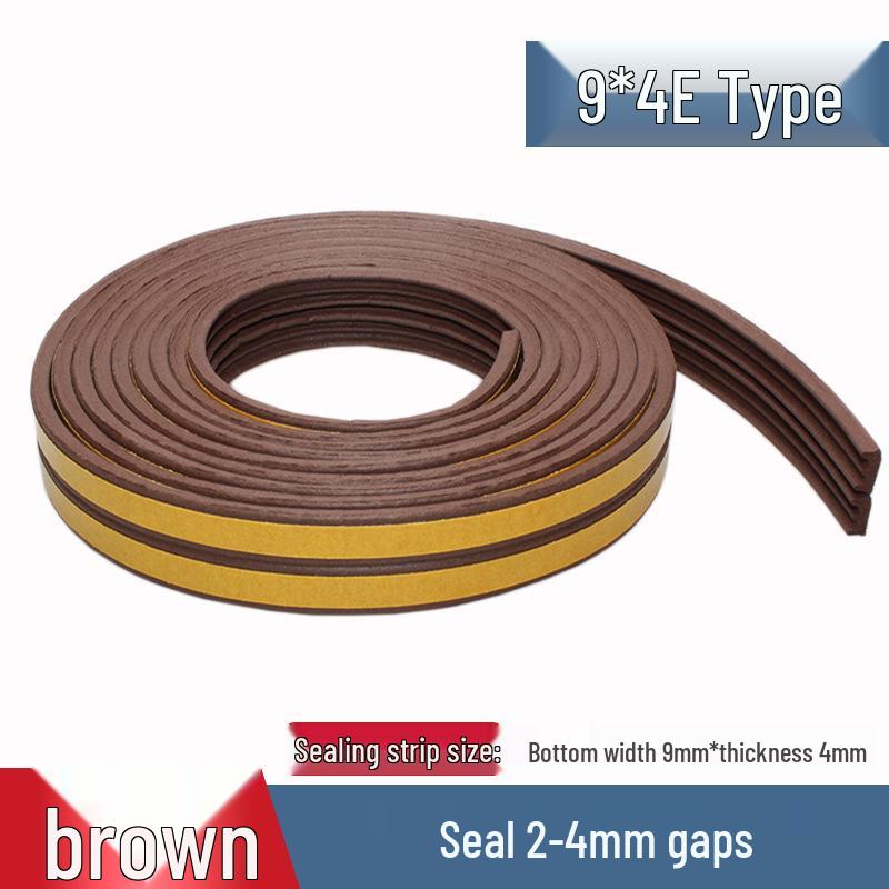 Self-Adhesive Weatherproof Door & Window Foam Seal Strip - 6m, Soundproof & Insulating