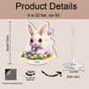 Acrylic Standee Cute Bunny Easter Home Decoration 2D Flat Easter Ornament