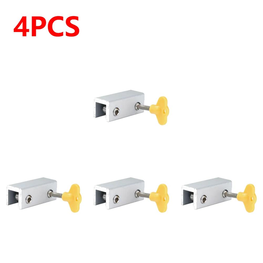 Door Window Lock Restrictor with Key Garage Door Frame Lock Adjustable Portable Security Multi-function for Bedroom and Office