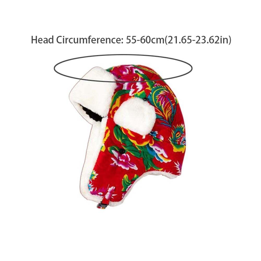 Floral Hooded Scarf Pullover Hat Bird Balaclava Bonnet Hat Plush Flower  Hat  Streetwear