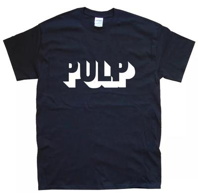 T-SHIRT IN POLPA taglie S M L XL XXL colori Nero, Bianco