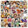 100pcs One Piece Cute Cartoon Stickers DIY Skateboard Phone Case Laptop Motorcycle Waterproof Cool Anime Sticker Decals Toy