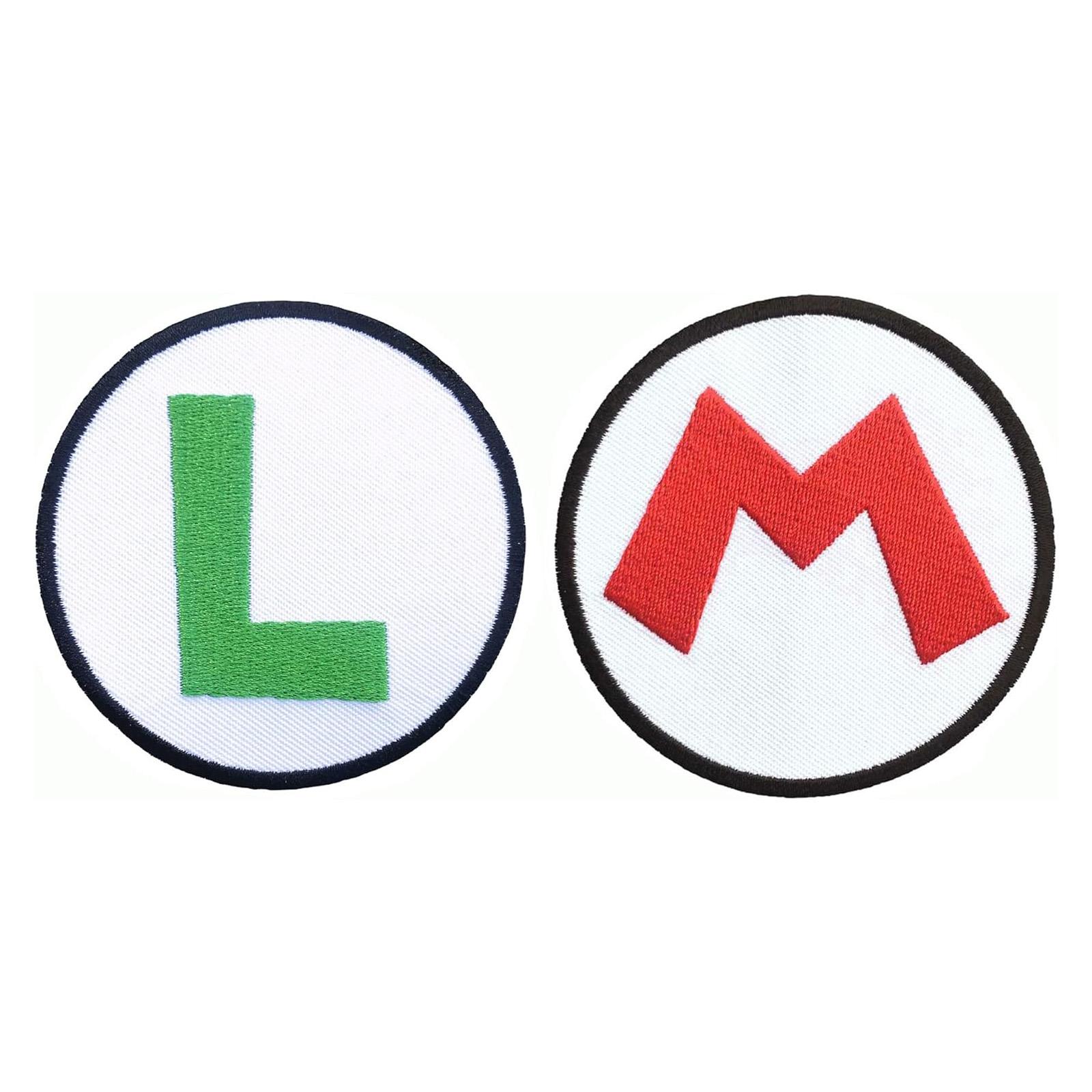 

2PCS 6.1 cm M L Circle Embroidered Iron On Patches for Decorate Craft Clothes