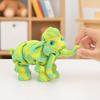 3D-printet mammutfigur, elefantpynt med bevægelige led, dyre fidget-legetøj til stresslindring for børn til bolig- og kontordekoration