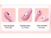 Pinze per Capezzoli Invisibili & Stimolatore Vibrante: Giocattolo per Stimolazione e Flirt Femminile