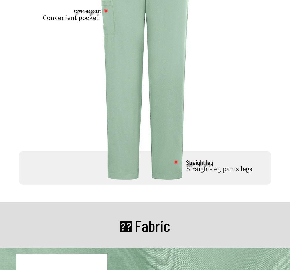 Unisex Quick-Drying Dental Clinic Scrub Suit and Surgical Gown