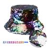 New Arrival! Shiny 7-Color Sequin Fisherman Hat | Double-Sided Wearable | Disco Party Cowboy Beret | Fashionable and Versatile