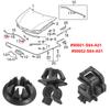 Car Hood Rod Holder Opener Stay Grommet Clips 90601S84A01 90602S84A01 For Honda Accord Odyssey Pilot Fit Acura
