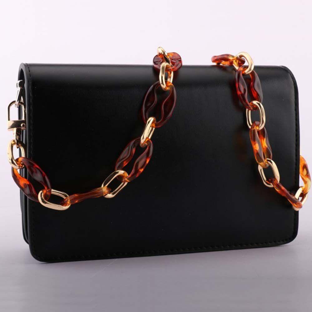 Girls Women Acrylic Purse Chain Handbag Bag Straps Replaceable Bag Chain Shoulder Bag Accessories
