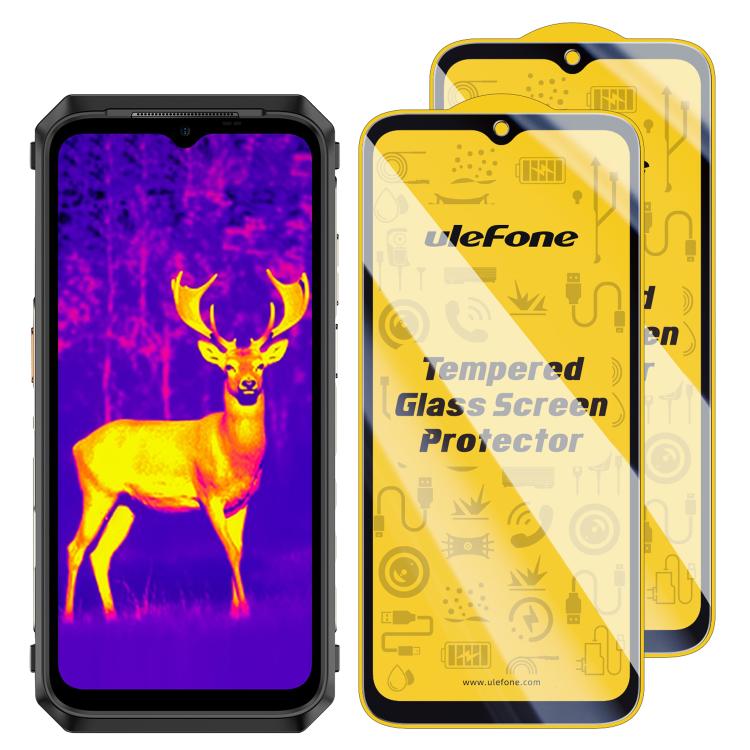 2 pezzi / Confezione Ulefone 9H HD Anti Impronta Vetro Temperato Proteggi Schermo