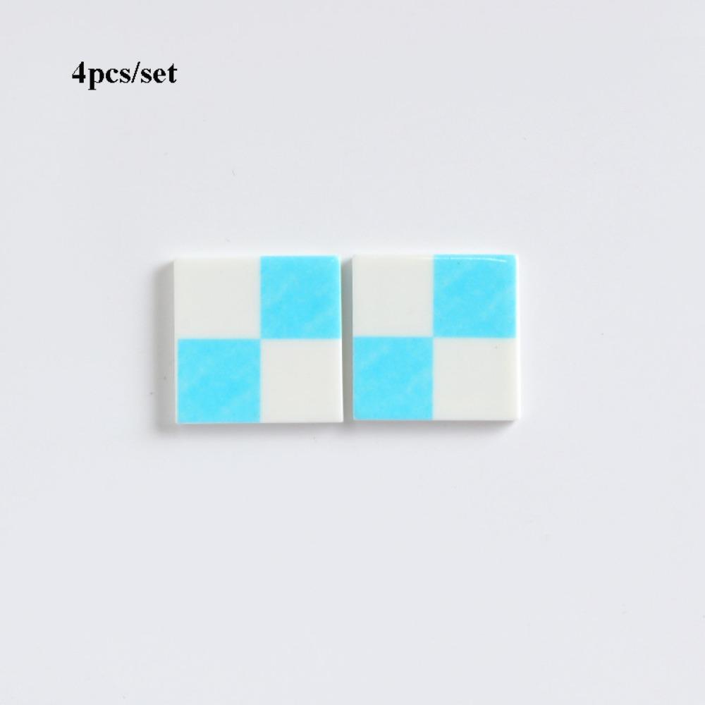 4pcs/set 1:12 Scale Dollhouse Spliced Flooring  Dollhouse Decoration Accessories