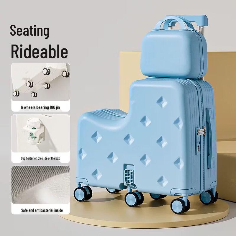 Kids Ride-On Luggage Set