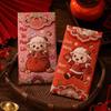 Cute 3D Sheep Red Pockets Colorful Vietnamese Wishes Print for Tet Family Gifting Occasions