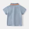 Summer Kids Cartoon Ice Cream Car Short Sleeve Tops Cotton Children Polo Shirt Boy Lapel Clothes