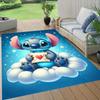 1pc Stitch Pattern Area Rug Soft Flannel Floor Mat for Living Room,Office,Bedroom and Carpet,Sofa Coffee Table Floor Mat