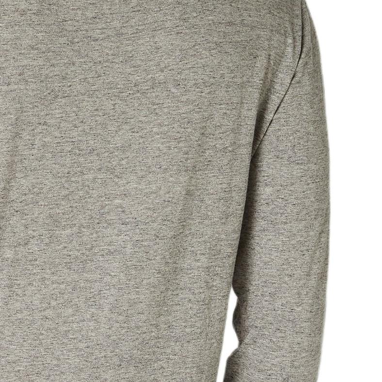 Polo Ralph Lauren Ss24 Solid Color Crew Neck Logo Embroidered Long Sleeve T-Shirt Men Tops Gray 710587355-017