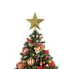 Christmas Tree Top Star Festive Five-Pointed Star Accessorie Home Decoration Reusable Party Supplies Xmas New Year's Ornament