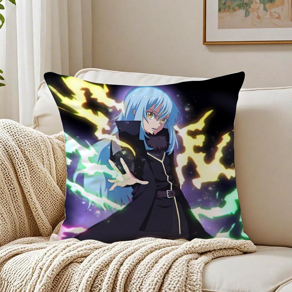 Anime That Time I Got Reincarnated as a Slime Kissenbezug Kissenhülle Milbenschutz Wohnzimmer Sofa Dekor Kissen Zimmer