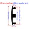 4Pcs 60mm Car Emblem Badge Wheel Center Hub Caps Cover for Abarth 500 595 695 Punto Stilo Palio Bravo Doblo Aegea Strada