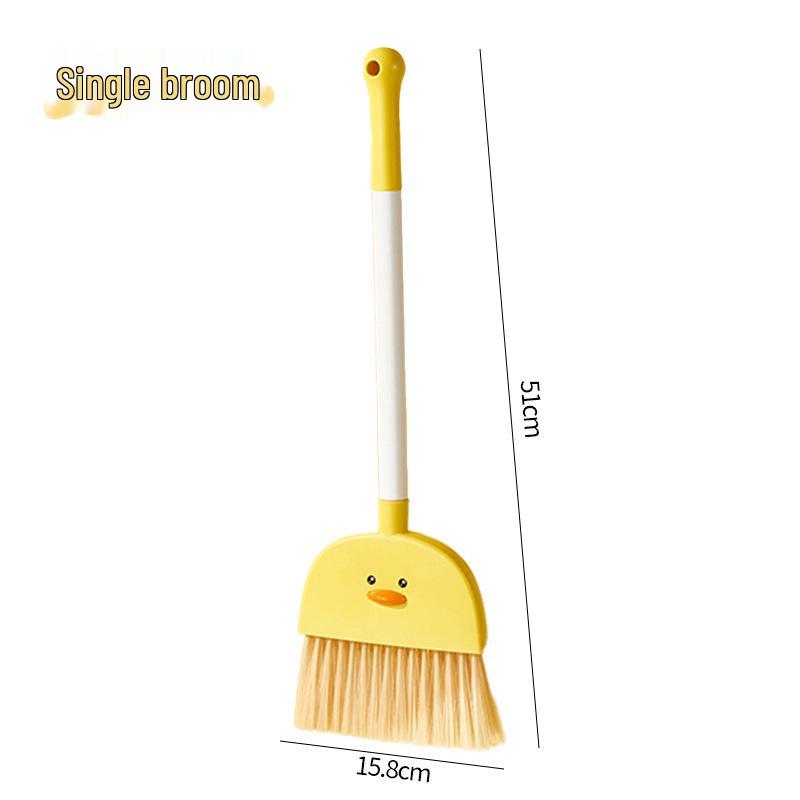 Kid's Broom and Dustpan Set for Home or Kindergarten Cleanup