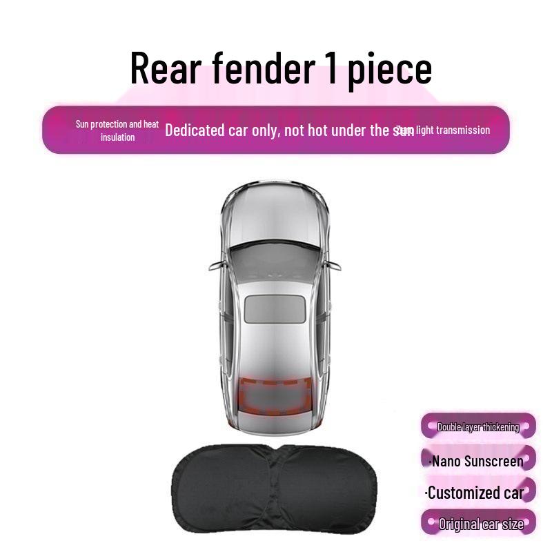 Zhijie R7 Full Coverage Car Sunshade Curtains - Heat Insulation & Privacy Protection