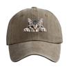 Fashion Washed Cotton Denim Baseball Caps Men Women Vintage Animal 3D Print Outdoor Sports Trucker Dad Hat Sun Hats