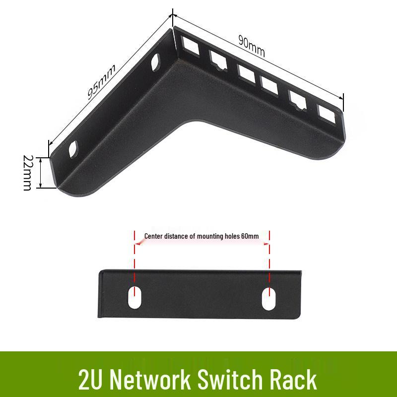 

Steel Plate 3U Wall Mount Switch Bracket for Network Accessories and Karaoke Machines