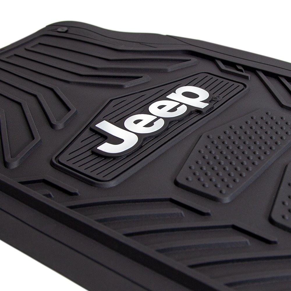 Plasticolor 4pc JEEP WeatherPro Heavy Duty Rubber Floor Mat Set