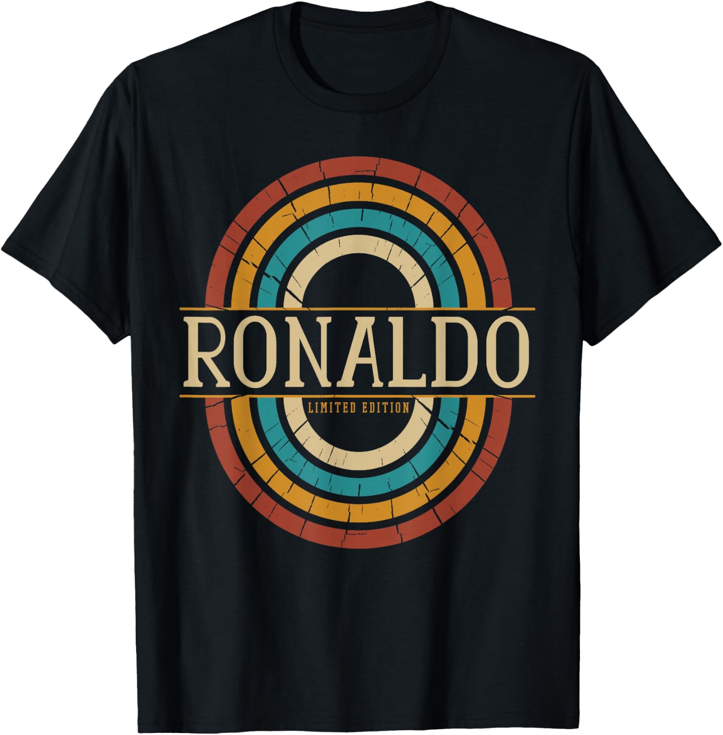 Vintage Ronaldo Limited Edition Retro Rainbow T-shirt S