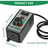 AC Motor Speed Controller, 110-120V 15A 4000W Variable Speed Controller Regulator, Precise Safe Electronic Fan Variable Speed Adjuster with Overload