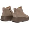 Fitflop F-Mode Wildleder Plateau Reißverschluss Knöchel Schuhe überarbeitet