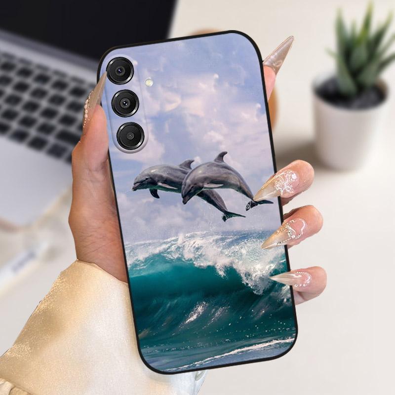 For Samsung Galaxy A17 Case Cover Soft Silicone TPU Shockproof Bumper For GalaxyA17 5G Protective Phone Casing A 17 Cartoon Capa
