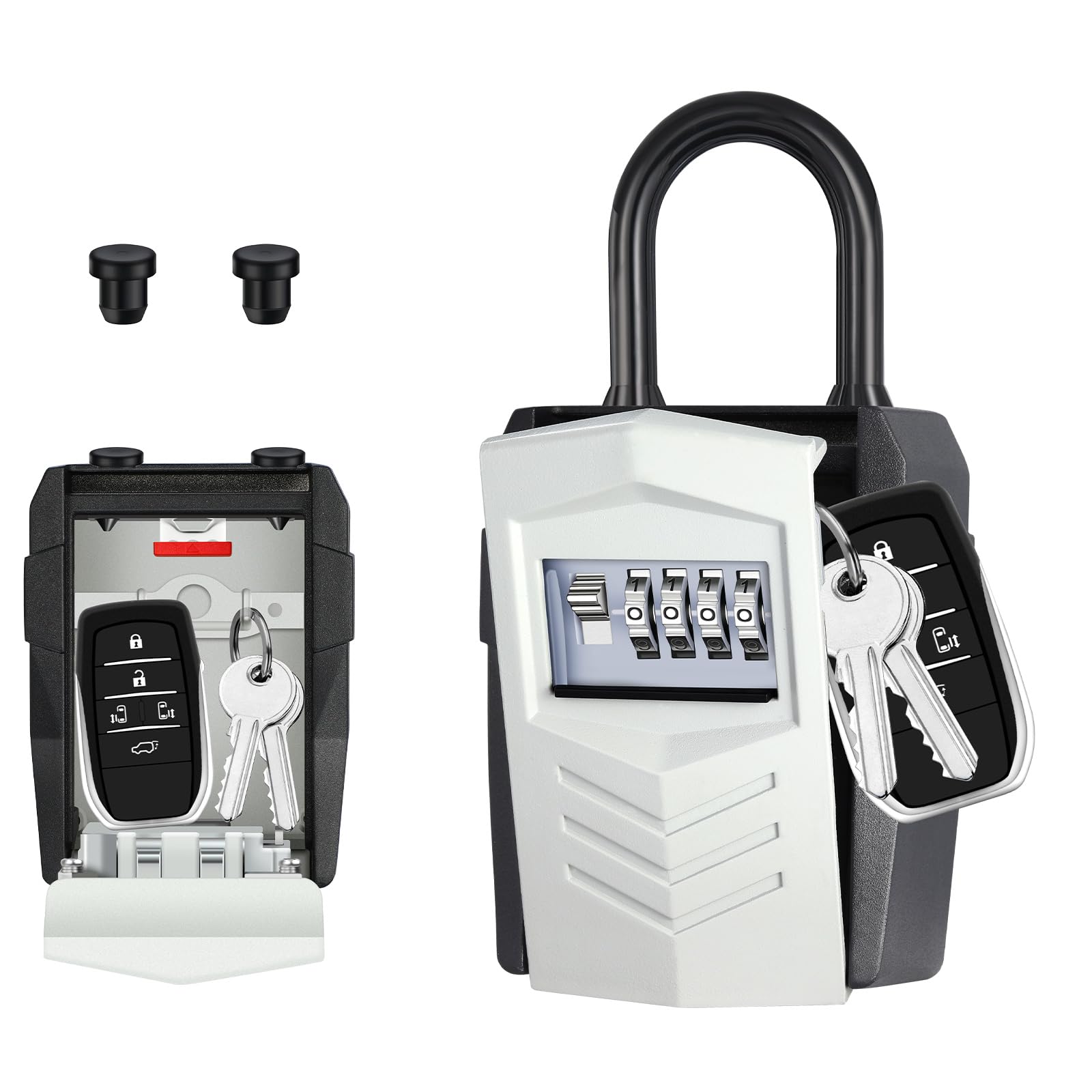 

ZHEGE Key PIN Key Storage Dial Big Car Key Японская инструкция Key Box Подходит для недвижимости и обмена ключами Box, Код, Box, 4-значный тип,