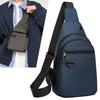 Crossbody bag men's new fashion shoulder bag going out men's multi-functional bag mobile phone change breast bag
