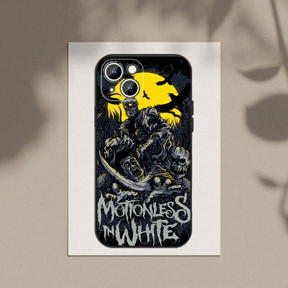 

Motionless In Whites Phone Case Phone Case For Apple iPhone 15,14,13,12,11,XS,XR,X,8,7,Pro,Max,Plus,mini Silicone Black Cover iPhone12