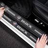 4Pcs Car accessories Door Sill Scuff Plate Decor Carbon Fiber Stickers For Buick Century Excelle XT Envision enclave royaum GL8