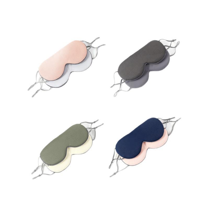 Double-Sided Breathable Ice Silk Eye Mask for Sleep - Relieves Fatigue, Perfect for Students and Women