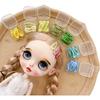 Mini Hair Clip Mini Blyth Hair Pins 3Cm Colorful Glitter Blyth Accessories Candy Color Diy Hairpin Accessories 16 112 Ob11