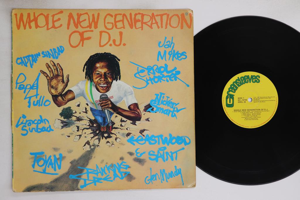 LP Record VARIOUS - Whole New Generation Of D.j. GREL26 GREENSLEEVES RE 1981 UK Reggae, Ska & Dub Used