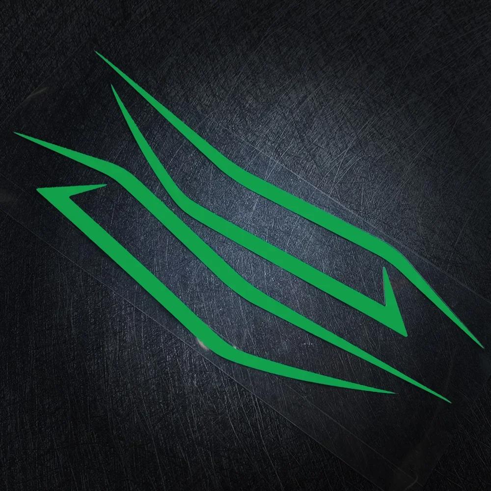 Motorcycle Fairing Sticker Decoration Reflective Cool Front Pull Headlight Decals for Kawasaki Ninja NINJA400 H2 H2SX