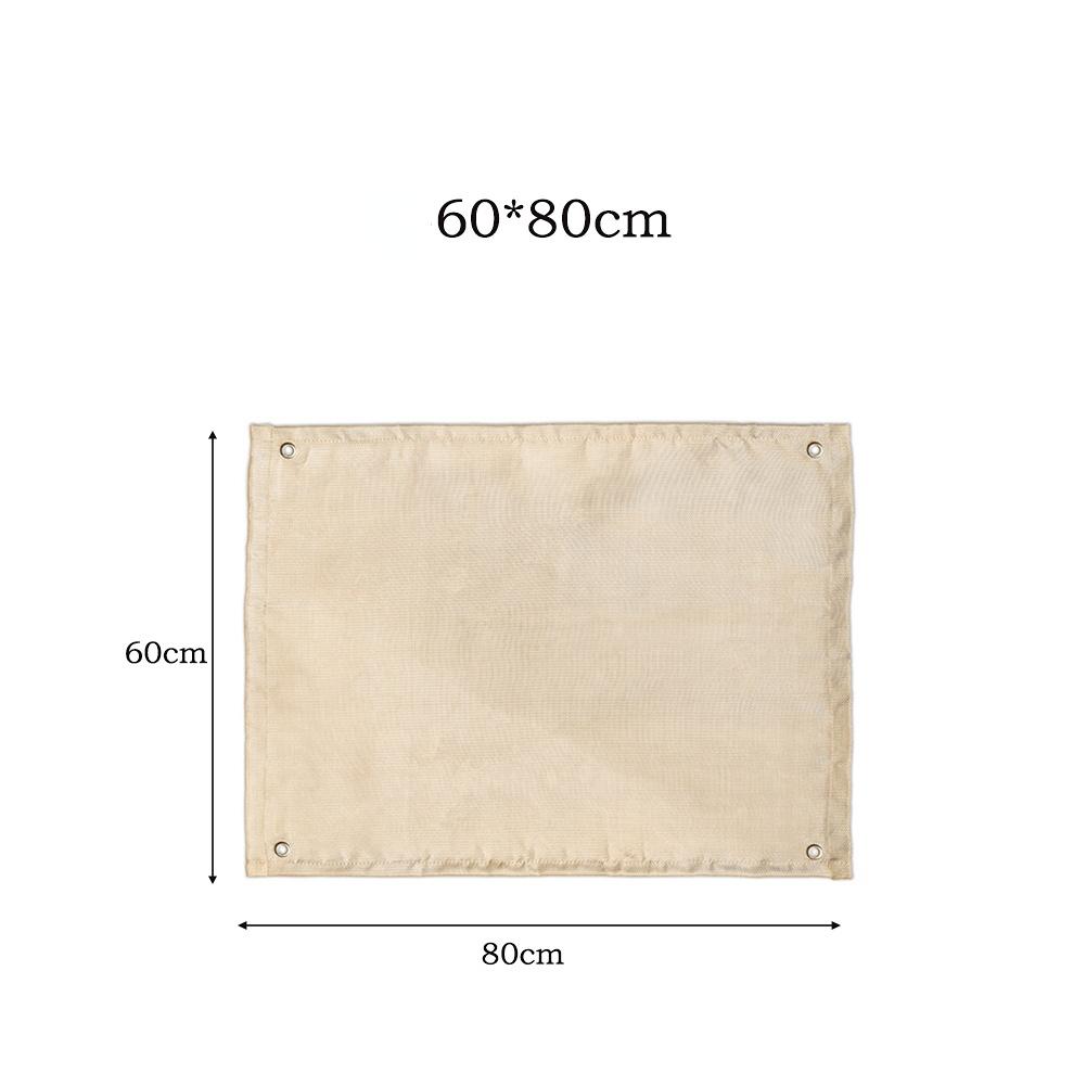 Barbecue Fire Blanket Camping Fireproof Cloth Fire Pit Mat Picnic BBQ Pad High Temperature Anti-Scald Flame Retardant Rug