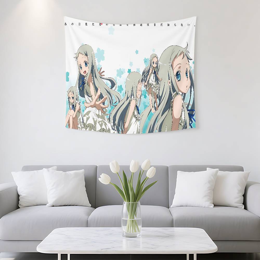 Anohana The FlowerWeSawThat Day Tapestry Customizable Tapestries Of Various Styleswall Hangings Celebrity Photo Printing