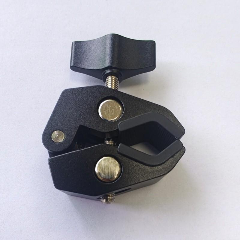 In-Stock Universal Metal Double Ball Head Mini Arm & Strong Crab Claw Clip Holder