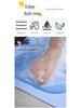 Eco-Friendly Non-Slip Waterproof Bathroom Mat, Solid Color Massage Mat